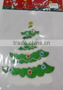 New Design Christmas Tree Window Sticker,Christmas Wall Sticker