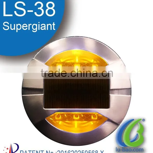 LS-38 Solar Road Stud/retro-reflective Solar Road Studs/solar Powered Cat Eyes photo-5