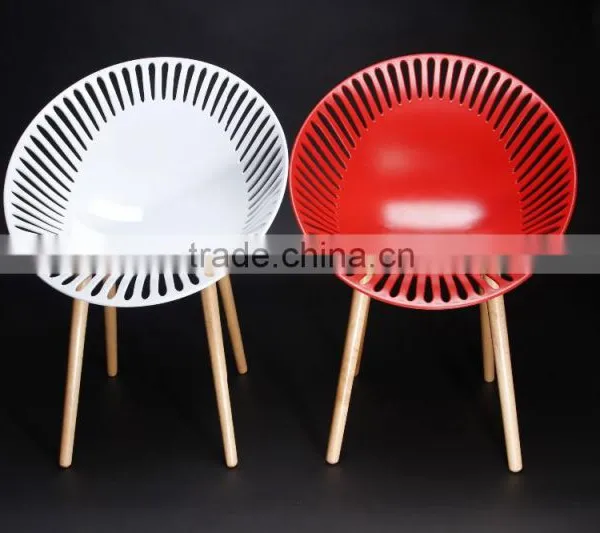 Whole Sale Outdoor Furniture Moon Chair With Wooden Leg Leisure Chair No 1554a photo-2