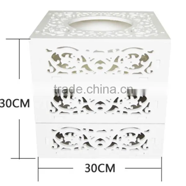 Storage Box CD/DVD Drawer Wood Plastic Desktop Organizer Accessory Box photo-4