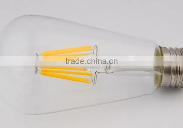 ERP TUV UL CE Standard 360 Degree 4W ST64 Led Filament Bulb photo-3