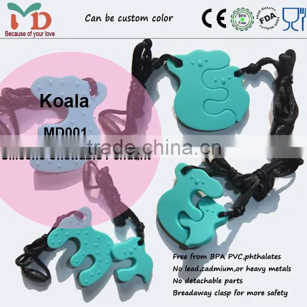 Handmade Teether Bead Jewelry/Most Popular Safe Teether Silicone Necklace Bead Landing China Manufacturer photo-5