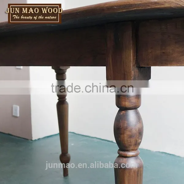 2016 Happy Classic Wild Type Brown Oval Wooden Dining Table Room Furniture photo-3