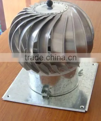 200mm Roof Top Natural Powered Turbine Ventilator for Factory