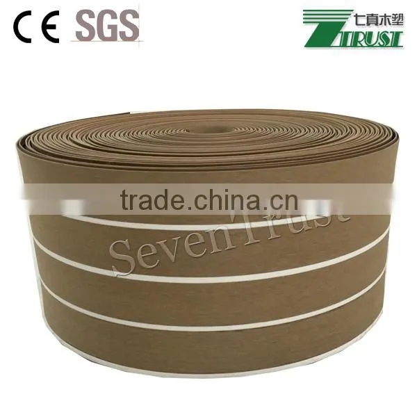 Synthetic Teak Pvc Soft Deck for Yacht,boats