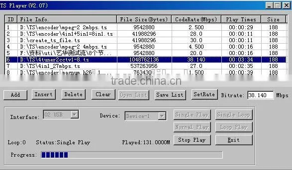 Usb Asi Sender ts File to Asi Bnc (2 ASI Out and USB2.0 Interface) photo-4
