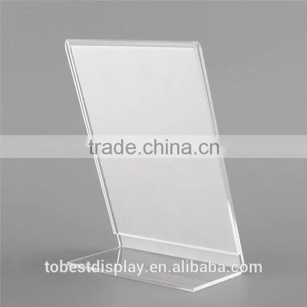 Acrylic Stand Menu Holder, Restaurant Menu Holder 5x6, Plastic Menu Holder photo-3