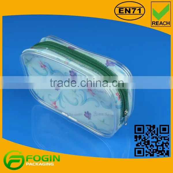 Pvc Custom Printed Cosmetic Bag With Zipper photo-3