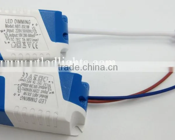 3w Dimmable Led Power Supply for Panel Light 3w Led Driver Dimmable Power Supply Adapter High Quality 3 Years Warranty