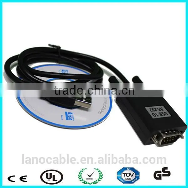 PL2303 Factory Wholesale 0.8M Male Usb to Male Rs232 photo-4