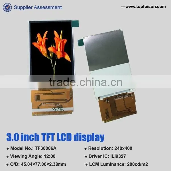 Digital Lcd Screen 3.0inch 240*400 Tft Lcd Display Tft Lcd 3.0inch Tft Screen photo-5