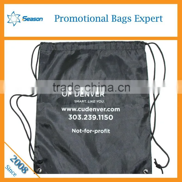 Polyester Bag Manufacturer to Made Environmental Protection Bag/ Waterproof Drawstring Custom Bag photo-4