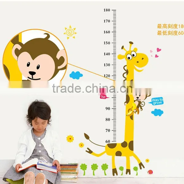 Factory Direct Kids Height Growth Chart Wall Sticker Removable Wall Stickers Wall Decor Stickers photo-2