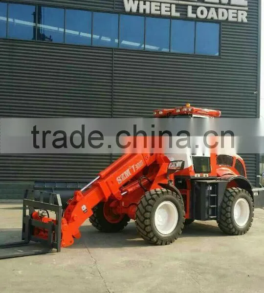 2015 New Product Telescopic Boom Wheel Loader SZM T3000 With Chinese Engine photo-2