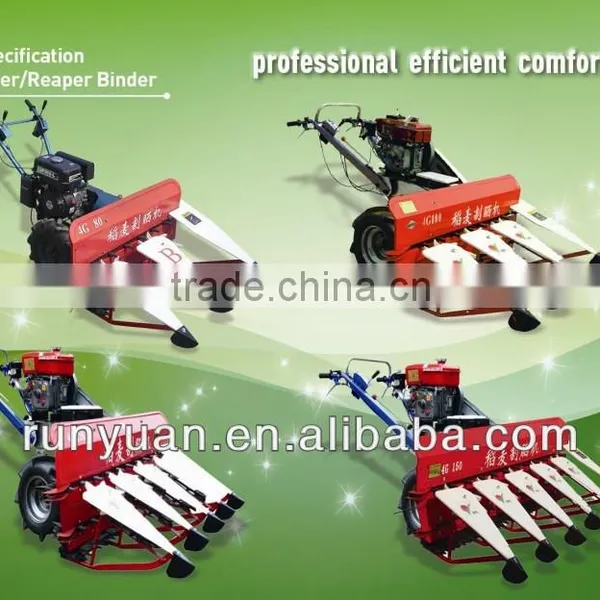 4GK100 Mini Rice Wheat Paddy Reaper Binder Cutting Machine