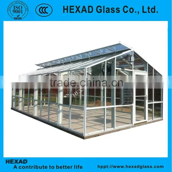 Hexad Mini Comercial Tempered Glass Greenhouse Panels photo-4