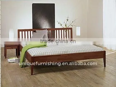 Modern Solid Wood Double Bed Designs For Bedroom Furniture photo-4