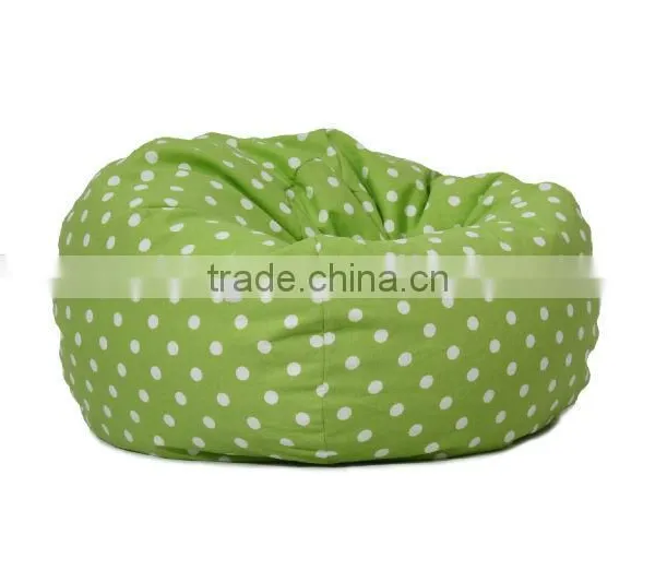 BeanSack Polka Dot Green Bean Bag Chair