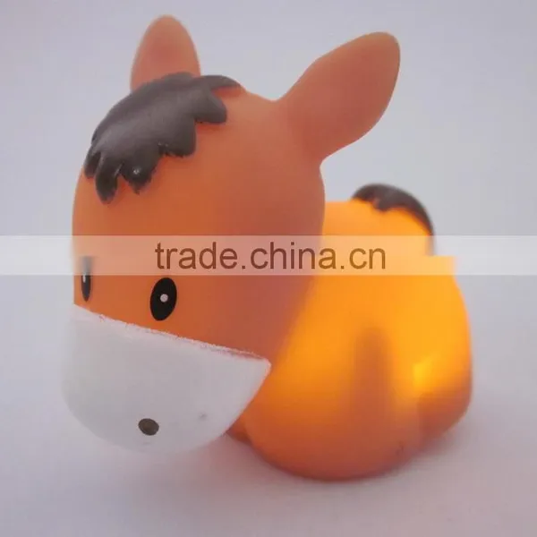 Small Led Bath Toy Horse Light Bath Accessory Gift