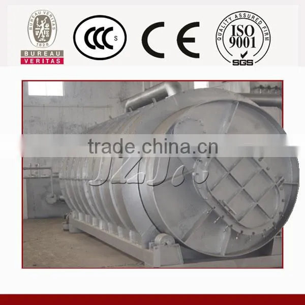 One Batch Scrap Tyre Pyrolysis Machine With Building Customer Feedback Table