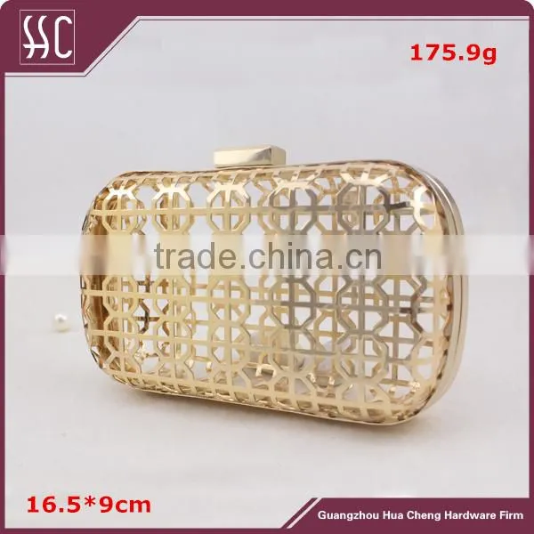 2016 Promotional Box Clasp Metal Clutch Purse Frame