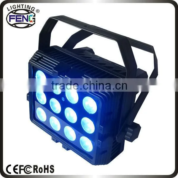Rechargeable Battery Power IP65 12pcs 6in1 Wireless Dmx Outdoor Waterproof Led Par Light photo-3