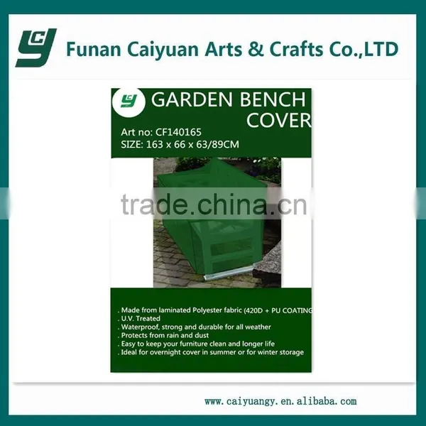 Waterproof Low Outdoor Furniture Cover Garden Bench Dust Cover photo-2