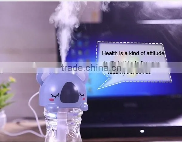 DC USB Mini Portable Bottle Caps Humidifier/ Air Purifier for Office photo-2