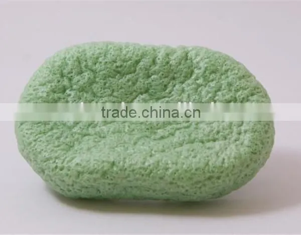 Japanese 100% Natural Green Tea Konjac Sponge Dry Type photo-5