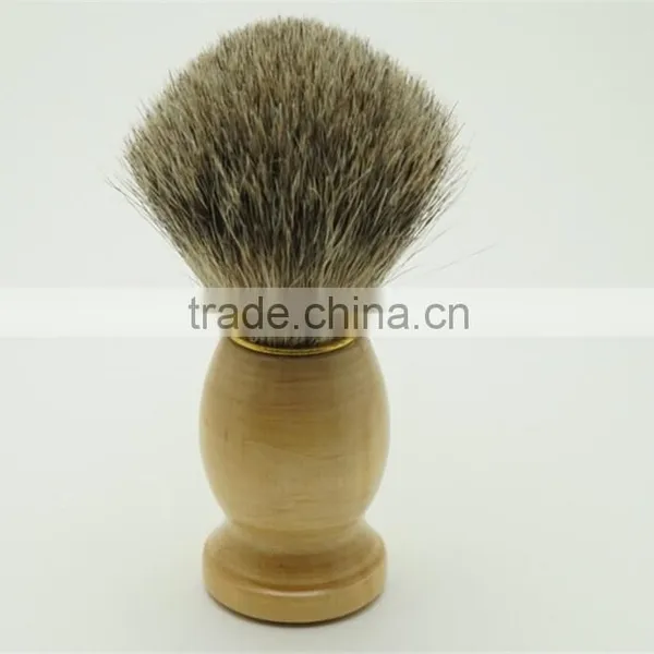 22mm Silvertip Badger Hair Knots Men's Beard Brush Wooden Shaving Brush photo-2
