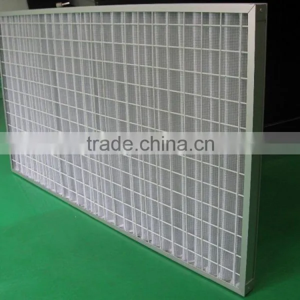 Metal Frame High Efficiency Pleated Panel Air Filter for Central Air-condition and Clean Room/industrial Air Filter photo-4