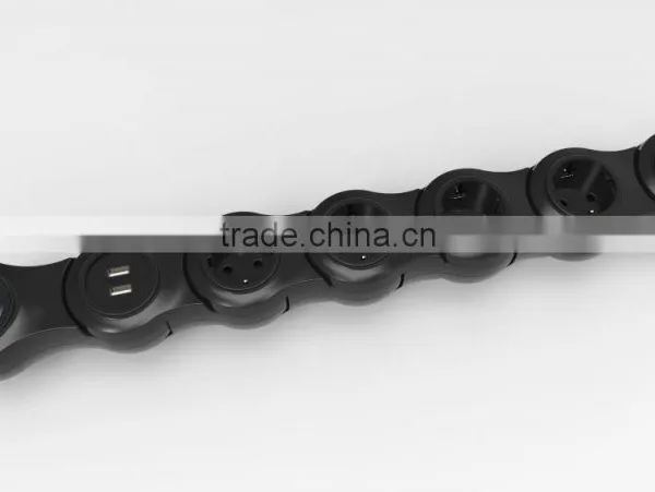 5 Way Retractable EU Power Strip photo-3