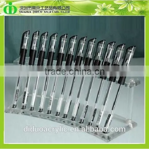 DDE-0065 Trade Assurance Clear Ballpoint Pen Stand for Wholesale