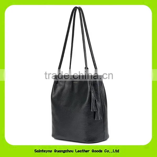 16652 Custom Brand Newest Design Casual Top Grain Leather Handbag photo-4
