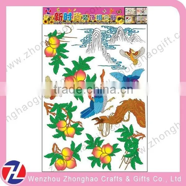 Fashionable Green Style Wallpaper Sticker for Home Decoration photo-3