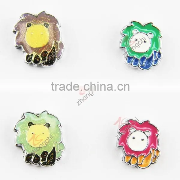 Cute Metal Enamel Spacer Slider Charm Bead photo-6