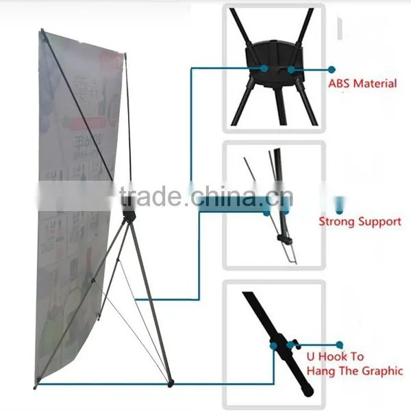 60*160cm/80*180cm Advertising Display Standard Stand X Banner photo-2
