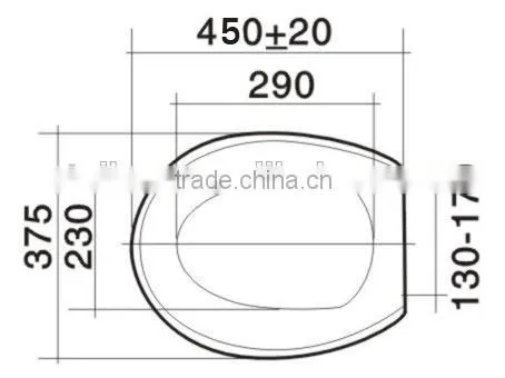 Round PP Toilet Seat With Quick Release Function photo-5