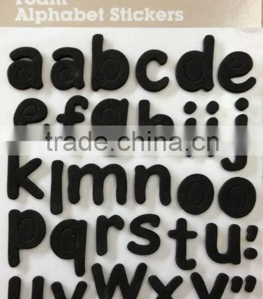 Custom Adhesive Alphabet Letter Stickers EVA Sticker photo-3