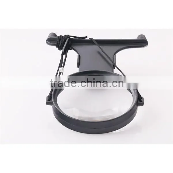 LED Lighted 2x Power Hand-Free Magnifier Helping Hand Magnifier photo-2