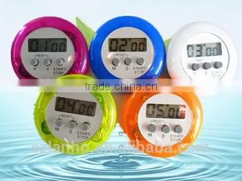 2016 new hot sale Mini Magnetic Round LCD Digital Cooking Kitchen Gadget Countdown Alarm Timer