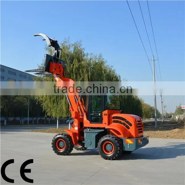 Chinese 1.5ton Log Loader TY18 With Wood Grapple Bucket photo-2