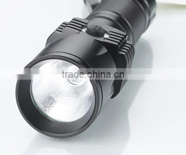 10W Rechargeable CREE Super Bright Flashlight With Phone Charging Funtion photo-2