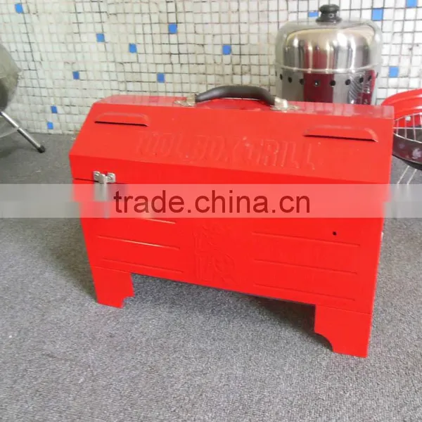 Heat Resistance Feature Portable Vertical Charcoal Grill photo-2
