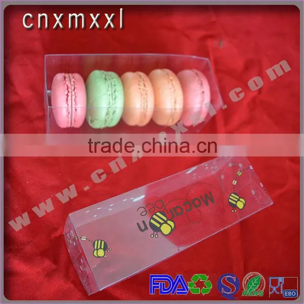 Packing 5units Clear Macaron Boxes photo-2