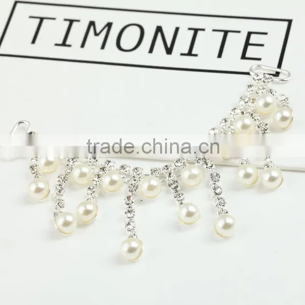 China Supplier Flatback Rhinestones Chain Trimming Shoe Chain Accessories photo-3