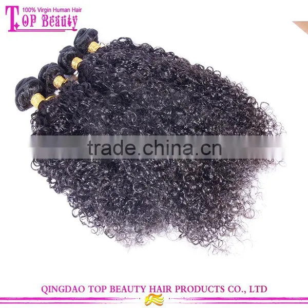 Supper Quality Curly Remy Hair Extension no Acid no Chemical Mongolian 100 Human Hair photo-4