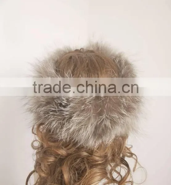 HB1 Fashion Style Fox Fur Headband photo-2