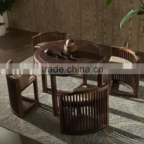 Chinese Furniture Modern Wooden Dining Room Table Design photo-2