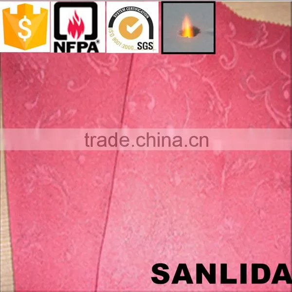 100% Polyester Flame Retardant Permanent Fireproof Fabric